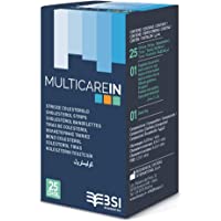 Multicas en la tira de colesterol para usar con el dispositivo de colesterol- triglicéridos y glucosa- paquete de 25